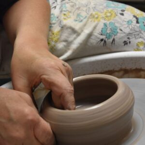 On the pottery wheel